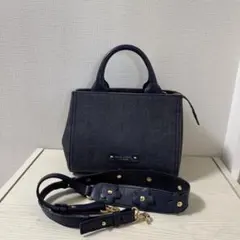 【新品同様】 ブルーレーベルクレストブリッジ トートバッグ　フラワーモチーフ