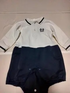 Cottoli　長袖ロンパース　ポロシャツ風