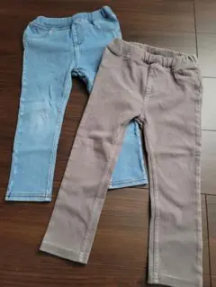無印　レギンスパンツ　100サイズ