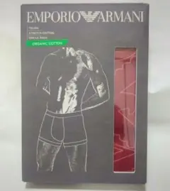 EMPORIO ARMANI ボクサーパンツ レッド Mサイズ 新品 未使用