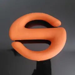 オレンジ 1KG S字型ダンベル