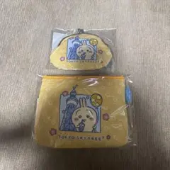 ちいかわ 東京スカイツリー がまぐち うさぎ　ポーチ　二つセット　新品
