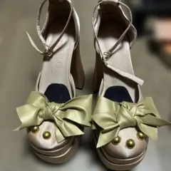 厚底　パンプス