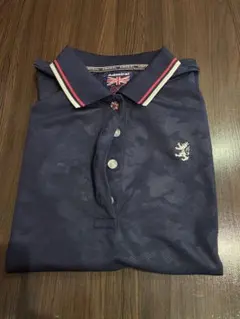 Admiral ゴルフ M ネイビー 迷彩柄 シャツのサムネイル