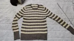 無印良品 ボーダーセーター