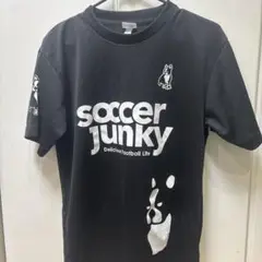 soccer junky 黒 Tシャツ