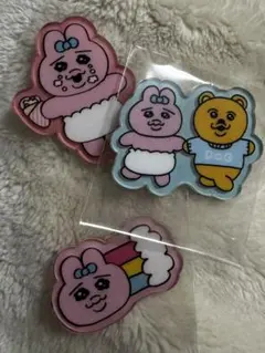 おぱんちゅうさぎ　プラスチックステッカー3個セット