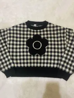 PUBLUX MARY QUANT/マリークヮント デイジージャガードニット