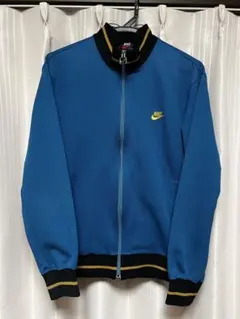 Nike ジップアップジャケット Lサイズ 青　レトロ✨