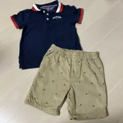 TOMMY HILFIGER ポロシャツ ショートパンツ 2T 90 男の子