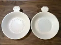 新品 よしざわ窯 クロス皿 ホワイトx2のサムネイル