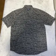 STUSSY 90s グラフィックプリント 半袖シャツ (L)