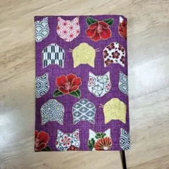 1679.和柄！文庫本サイズブックカバー(ハンドメイド)