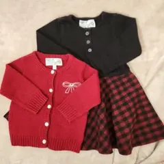 agnès b. カーディガン　ワンピース　セット売り 1歳　18ヶ月