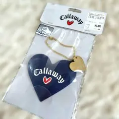 新品❤LOVE CALLAWAY ハート型ネームプレート　ネイビーのサムネイル
