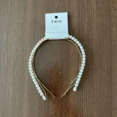 WEGO カチューシャ 3点セット パール