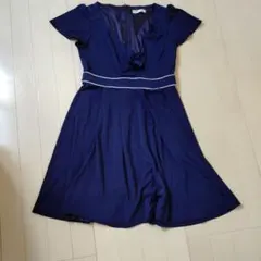 Pin Curl ネイビー ワンピース 40サイズのサムネイル