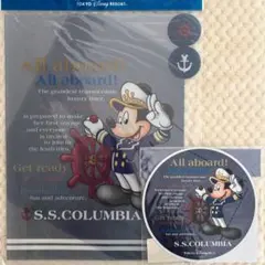 TDS S.S.コロンビア号 ミッキー船長 クリアファイル・ステッカー