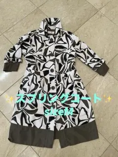 C'est Chica の七分丈スプリングコート 幾何学模様size.Mのサムネイル