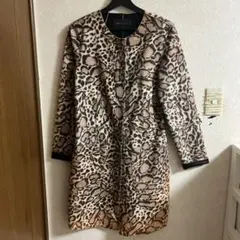 【値下げ】BCBG★フェイクファーヒョウ柄ロングコートのサムネイル