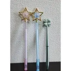 カラフルボールペンセット 星型 クローバー型