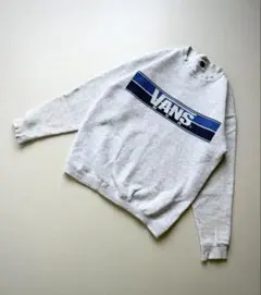 90s USA製 VANS Wプリント スウェット オールドスケート ビンテージ