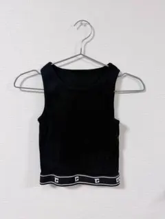黒 タンクトップ サイズF ロゴ入り