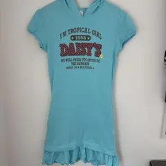 DAISY LOVERS 半袖 フード付きワンピース ライトブルーのサムネイル