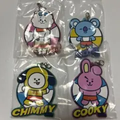 BT21 ラバーチャーム 4つセット
