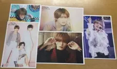 山中柔太朗 生写真 5枚セット (※1枚汚れあり)