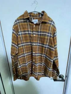 GLOBAL WORK Soft Touch M チェック　ネルシャツ