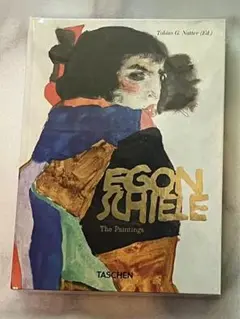 エゴン・シーレ、【前かがみの裸婦】、希少な画集画、状態良好 ボクらのアート / Nude Self-Portrait (1910) - エゴン・シーレ