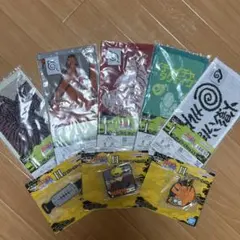 ナルト一番くじ　タオル&ラバーアソート