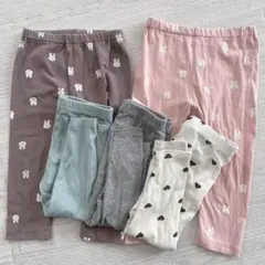 女の子 80 長ズボン レギンス 春 まとめ売り