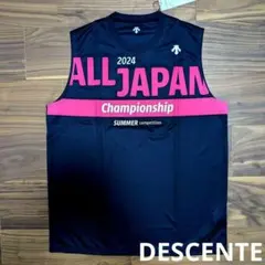 レッド インターハイ DESCENTE デサント ノースリーブ シャツ 国体 
