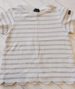 petit main 半袖シャツ 100cm ストライプ