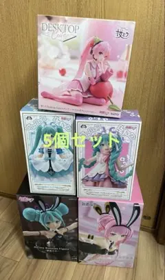 初音ミク フィギュア 5個　まとめ売り