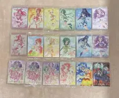 プリキュアウエハースカード　プリキュア5GoGo 第1、8弾　全て未開封