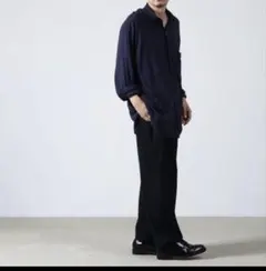 COMOLI 23SS コットンジャージ コモリシャツ ネイビー 3 - メルカリ
