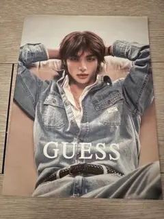 韓国限定 スキズ ヒョンジン GUESS ショッパー ブックレット - メルカリ