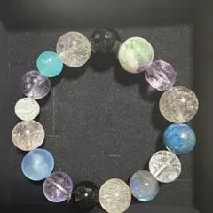 オーダー品❣️龍彫り水晶ブレスレット 16センチ - メルカリ