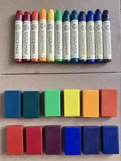 シュトックマーSTOCKMAR蜜蝋 クレヨン12色ブロッククレヨン 12色セットのサムネイル