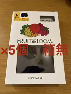 FRUIT OF THE LOOM ボクサーパンツ Lサイズ 5枚セット※箱無し