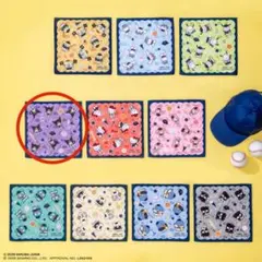 タイトーくじ　侍ジャパン　サンリオ　E賞　ハンドタオル　クロミ