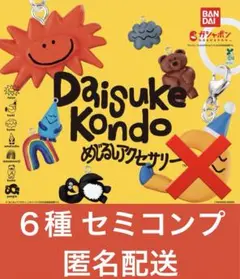 DAISUKE KONDO めじるしアクセサリー　6種　セミコンプ