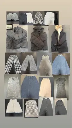 20点以上 福袋レディース秋冬Lサイズまとめ売り福袋 as know as