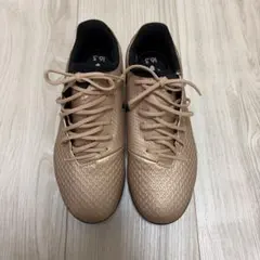 adidas サッカースパイク ゴールド 21.5cm