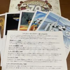 ミッキー＆ミニー 70周年記念ポストカード