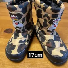 JAM ジャム クマテンチョー ヒョウ柄 スノーブーツ 17cm