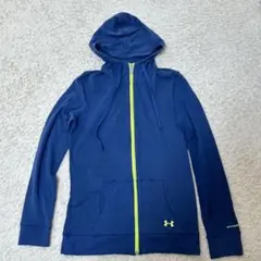 Under Armour ネイビー パーカー フルジップ